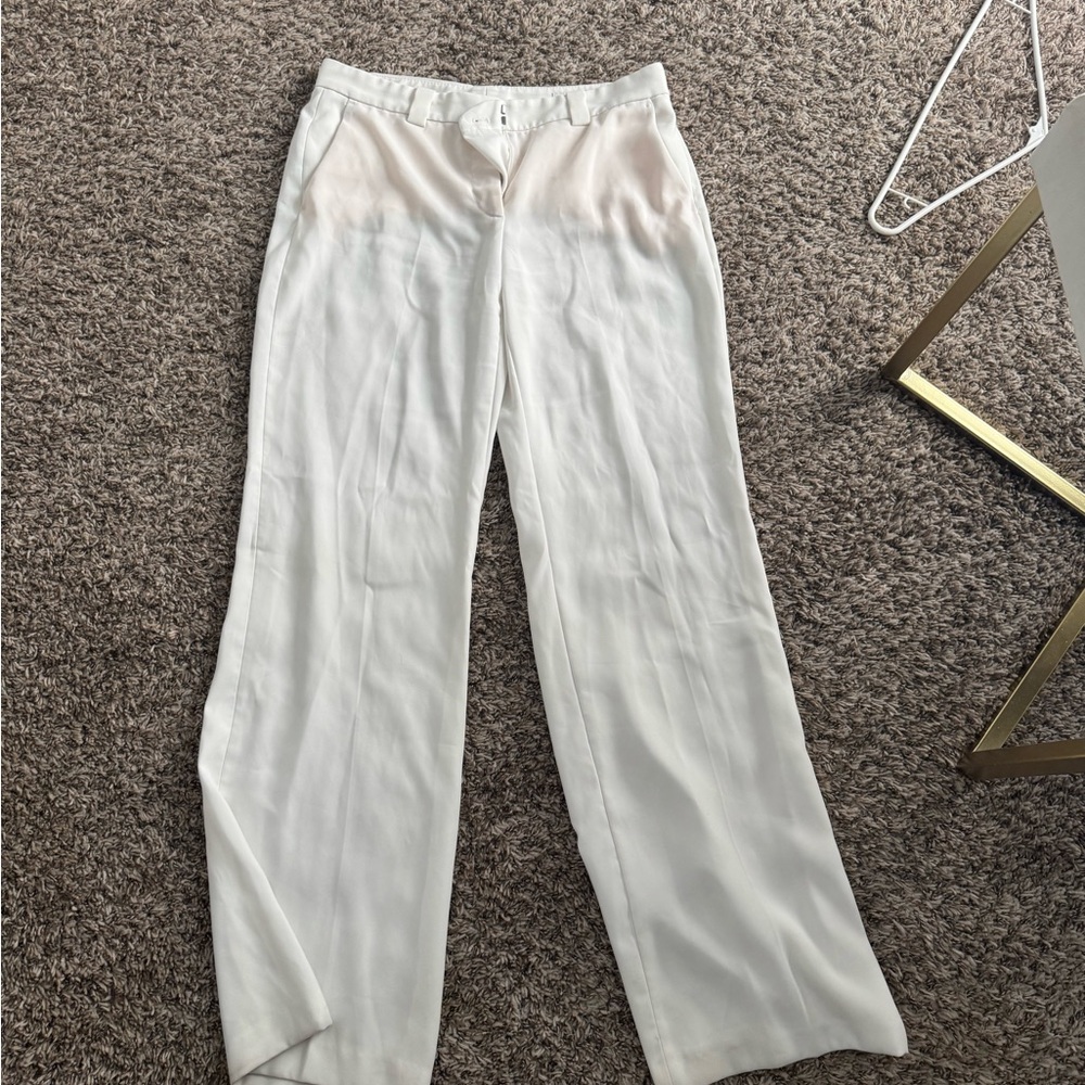 Elegant White Women's Pants